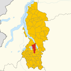 Map of Galbiate (Province of Lecco, region Lombardy, Italy 2024)